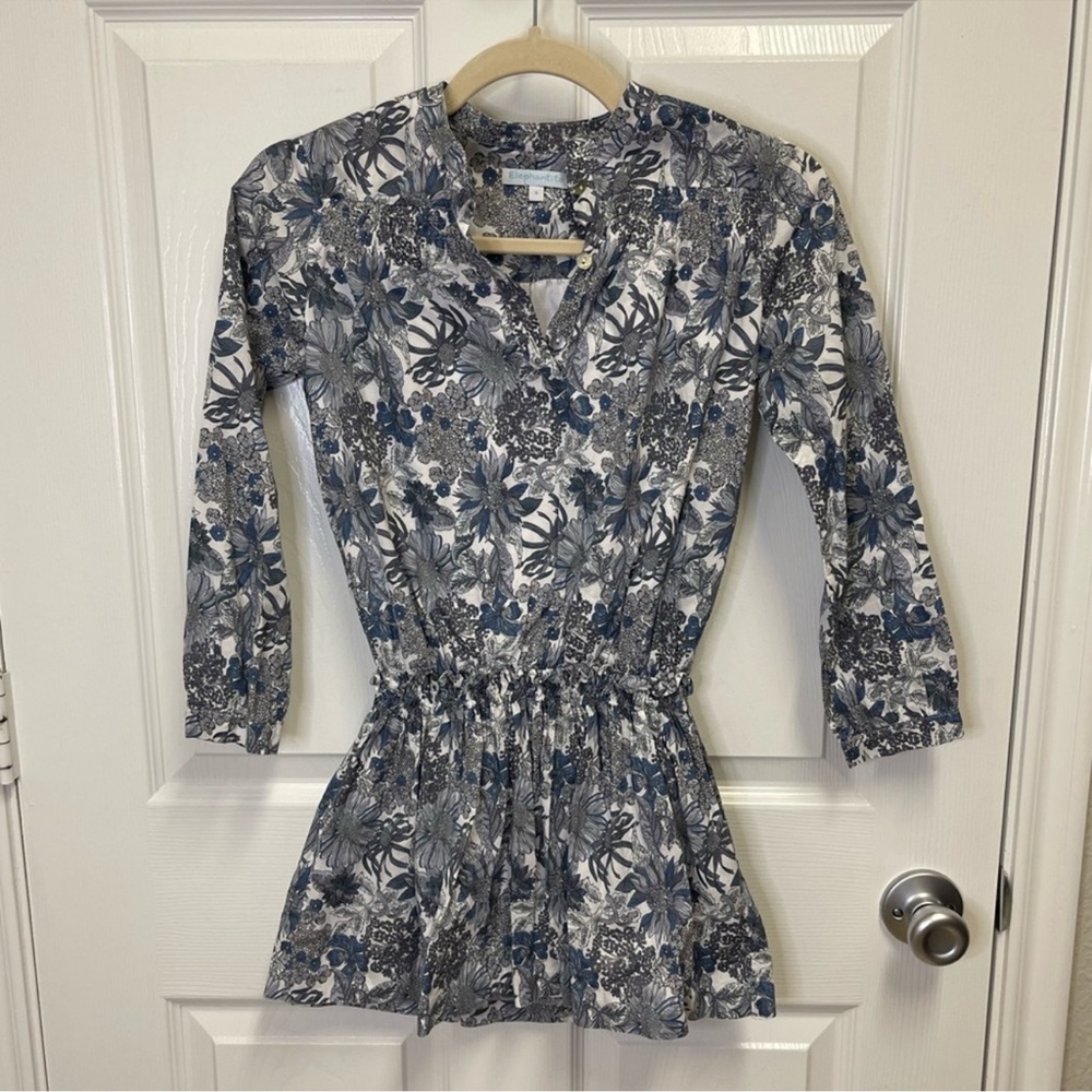 Elephantito Girls Floral Dress. Sz Girls 8